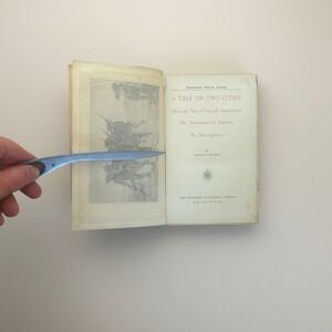 A Tale of Two Cities Dickens Antique Illustrated Library HC Multi Works Vintage